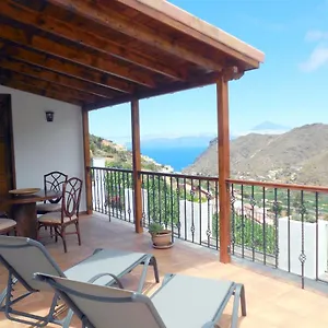 Ferienhaus Casa La Sabina Roja 1 - Casa Con Impresionantes Vistas Sobre Y El Mar, Hermigua